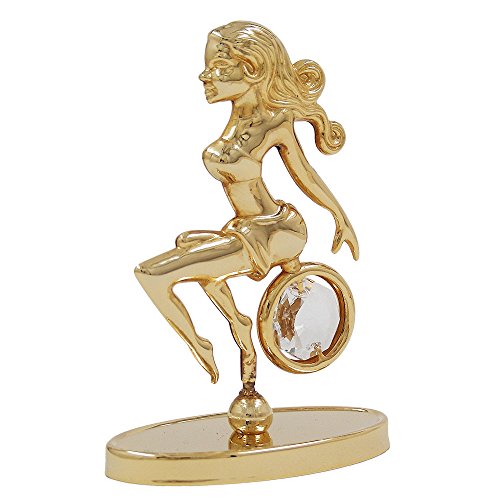 GALLAY 70609 - Tischdekoration Jungfrau 76x55mm Sternzeichen mit Glas-Stein GALLAY 70609 - Tischdekoration Jungfrau 76x55mm Sternzeichen mit Glas-Stein von Gallay