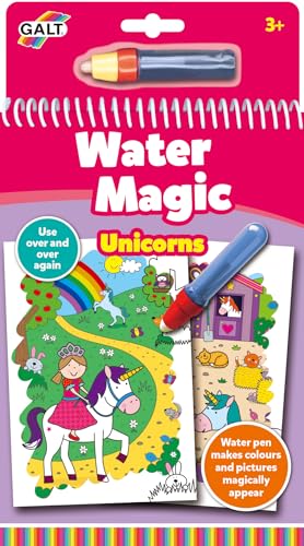Galt Toys, Water Magic - Unicorns, Colouring Books for Children, Ages 3 Years Plus von Galt