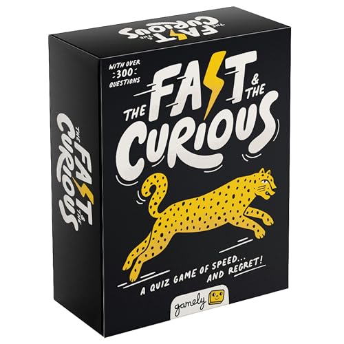 The Fast & The Curious | Das brillante Quizspiel von Geschwindigkeit und Reue | Ein familienfreundliches Partyspiel für Jugendliche und Erwachsene | 3+ Spieler | ab 12 Jahren The Fast & The Curious | Das brillante Quizspiel von Geschwindigkeit und Reue | Ein familienfreundliches Partyspiel für Jugendliche und Erwachsene | 3+ Spieler | ab 12 Jahren von Gamely