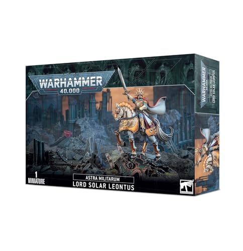 Games Workshop - Warhammer 40.000 - Astra Militarum: Lord Solar Leontus, Schwarz von Games Workshop