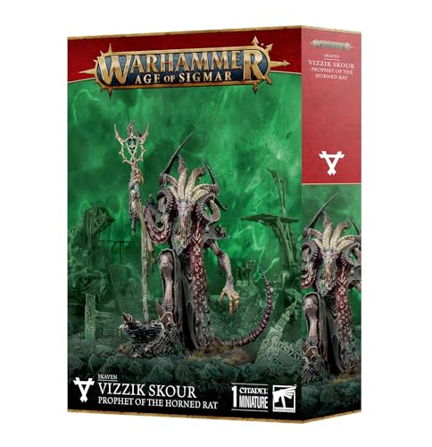Games Workshop Warhammer AoS - Skaven Vizzik Skour Prophete du Rat von Games Workshop