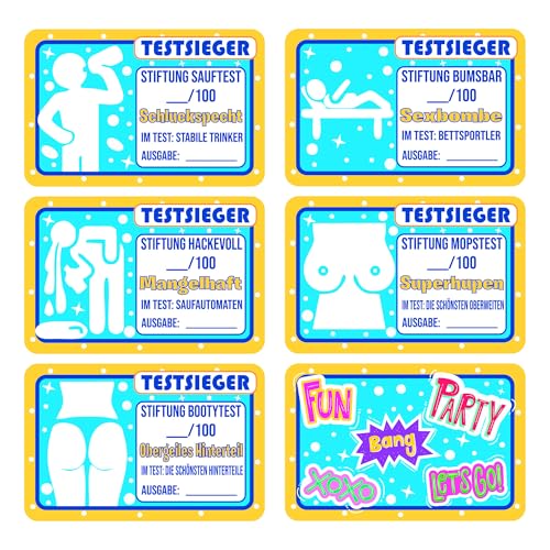 GamesMonkey® Set Sticker Testsieger – 50 Stück + 5-100 Stück + 10 - BONUS - Mallorca Party - Aufkleber Accessoires Festival - Sauf Après Malle Langlebige Pinke (BLAU, 50) von GamesMonkey