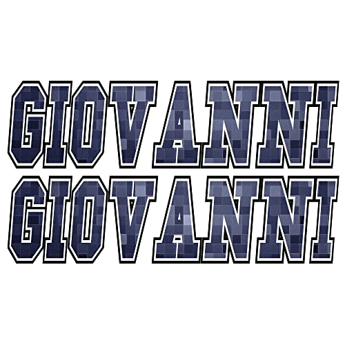 GamesMonkey Aufkleber Namen 2 Stück – Geometric Blue – Giovanni – 10 15 20 25 30 cm Kit Personalisierte 10 x 3 cm GamesMonkey Aufkleber Namen 2 Stück – Geometric Blue – Giovanni – 10 15 20 25 30 cm Kit Personalisierte 10 x 3 cm von GamesMonkey