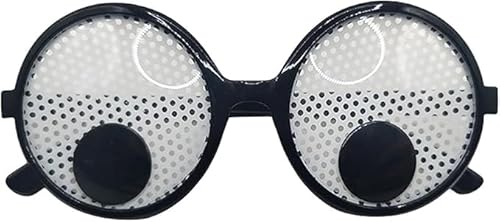 Gammaeon Wackelaugen Partybrille, Googly Eyes Brille mit Schütteleffekt, Lustige Kostümbrille für Fotorequisiten und Cosplay Gammaeon Wackelaugen Partybrille, Googly Eyes Brille mit Schütteleffekt, Lustige Kostümbrille für Fotorequisiten und Cosplay von Gammaeon