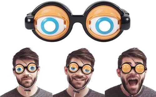 Gammaeon Witzige Gelbe Spaßbrille mit Verrückten 3D-Augen – Karneval, Halloween und Weihnachten Partyzubehör – Inkl. Geschenkbox für Fasching und Familienfeste Gammaeon Witzige Gelbe Spaßbrille mit Verrückten 3D-Augen – Karneval, Halloween und Weihnachten Partyzubehör – Inkl. Geschenkbox für Fasching und Familienfeste von Gammaeon