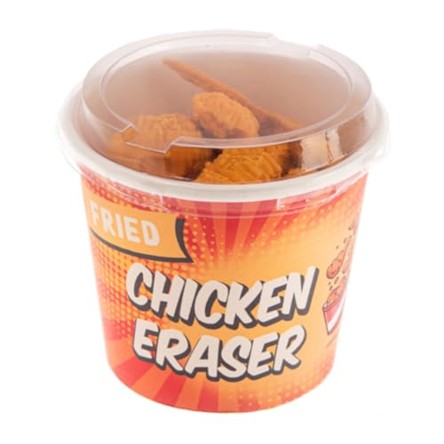 Ganz Radiergummi-Set mit gebratenem Huhn – 8 Stück lustige Radiergummis im Hühner-Eimer – 3,8 cm hoch – Thermoplastischer Gummi – Neuheit Schreibtisch oder Schulbedarf Ganz Radiergummi-Set mit gebratenem Huhn – 8 Stück lustige Radiergummis im Hühner-Eimer – 3,8 cm hoch – Thermoplastischer Gummi – Neuheit Schreibtisch oder Schulbedarf von Ganz