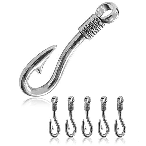 Anker-Verschluss für Armband im 5er Set, Haken Verschlüsse, Anhänger für Kette, ideal für Paracord 550 oder Leder Anker-Verschluss für Armband im 5er Set, Haken Verschlüsse, Anhänger für Kette, ideal für Paracord 550 oder Leder von Ganzoo