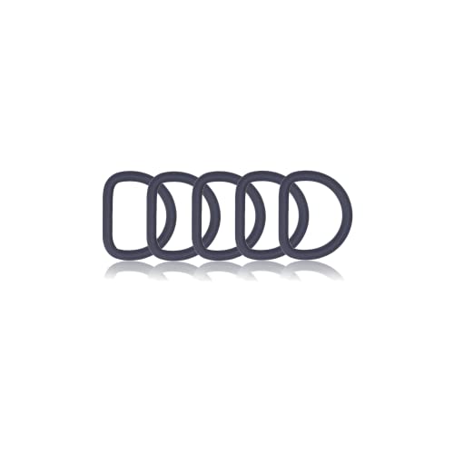 D-Ring aus Zink mit Silikon-Beschichtung 20mm, 5er Set, Materialstärke 4 mm, DIY Hunde-Halsband, nichtrostend, Ideal mit Paracord 550, Farbe: Navyblue D-Ring aus Zink mit Silikon-Beschichtung 20mm, 5er Set, Materialstärke 4 mm, DIY Hunde-Halsband, nichtrostend, Ideal mit Paracord 550, Farbe: Navyblue von Ganzoo