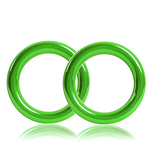 Ganzoo O-Ring Metall für Hunde-Leine, 25mm Innen-Durchmesser, 2 Stück, Stahlring, legierter Stahl, Nicht rostend, Rund-Ringe für Paracord 550 Halsband, Handtasche, Metallring, Basteln, Farbe Grün Ganzoo O-Ring Metall für Hunde-Leine, 25mm Innen-Durchmesser, 2 Stück, Stahlring, legierter Stahl, Nicht rostend, Rund-Ringe für Paracord 550 Halsband, Handtasche, Metallring, Basteln, Farbe Grün von Ganzoo
