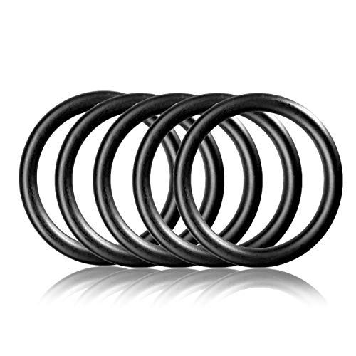 Ganzoo O-Ring Metall für Hunde-Leine, 30mm Innen-Durchmesser, 5 Stück, Stahlring, legierter Stahl, Nicht rostend, Rund-Ringe für Paracord 550 Halsband, Handtasche, Metallring, Basteln, Farbe Schwarz Ganzoo O-Ring Metall für Hunde-Leine, 30mm Innen-Durchmesser, 5 Stück, Stahlring, legierter Stahl, Nicht rostend, Rund-Ringe für Paracord 550 Halsband, Handtasche, Metallring, Basteln, Farbe Schwarz von Ganzoo