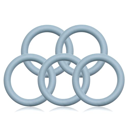 Ganzoo O-Ring Metall für Hunde-Leine, 20mm Innen-Durchmesser, 5 Stück, Zinkring mit Silikon-Beschichtung, nicht rostend, Rund-Ringe für Paracord 550 Halsband, Handtasche, Metallring, Farbe Pastellblau Ganzoo O-Ring Metall für Hunde-Leine, 20mm Innen-Durchmesser, 5 Stück, Zinkring mit Silikon-Beschichtung, nicht rostend, Rund-Ringe für Paracord 550 Halsband, Handtasche, Metallring, Farbe Pastellblau von Ganzoo