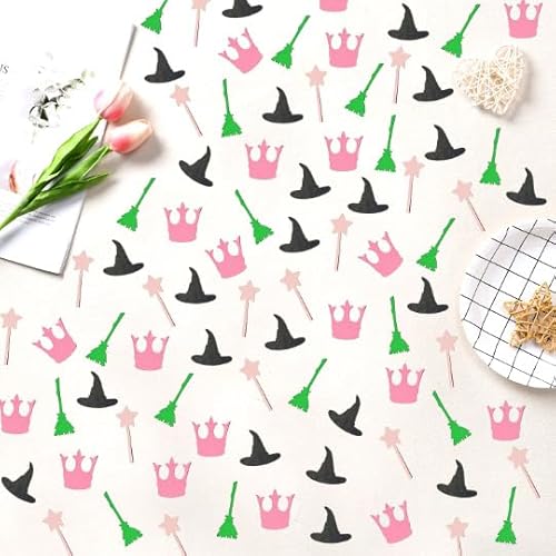 Gaodercha 100 Stück Hexe Tisch Konfetti Rosa Grün Hexe Thema Geburtstag Dekorationen Rosa Krone, Hut, Besen, Herzförmige Konfetti Rosas und Grün Party Tisch Dekorationen für Geburtstag Party Zubehör Gaodercha 100 Stück Hexe Tisch Konfetti Rosa Grün Hexe Thema Geburtstag Dekorationen Rosa Krone, Hut, Besen, Herzförmige Konfetti Rosas und Grün Party Tisch Dekorationen für Geburtstag Party Zubehör von Gaodercha