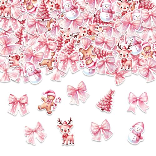 Gaodercha 100 Stück Weihnachtspapier Konfetti Rosa mit Bogen Ingeberbrot Mann Weihnachtsbaum Rentier Schneemann für Feiertagsparty Dekorationen Festliche Feier Gaodercha 100 Stück Weihnachtspapier Konfetti Rosa mit Bogen Ingeberbrot Mann Weihnachtsbaum Rentier Schneemann für Feiertagsparty Dekorationen Festliche Feier von Gaodercha