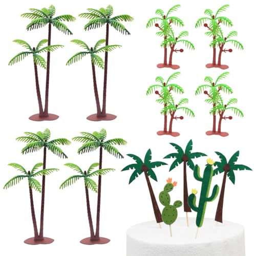 Gaodercha 17 Stück Palme Baum Kuchen Dekorationen Kokosbaum Kaktus Cupcake Toppers Mini Palme Baum Landschaft Modelle Sommer Strand Thema Palme Baum Dekorationen für Kuchen Dekoration Landschaft Gaodercha 17 Stück Palme Baum Kuchen Dekorationen Kokosbaum Kaktus Cupcake Toppers Mini Palme Baum Landschaft Modelle Sommer Strand Thema Palme Baum Dekorationen für Kuchen Dekoration Landschaft von Gaodercha