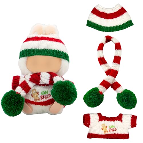 Gaoyong 17 cm Puppen Kleidung, Pulloverkostüm mit Lebkuchenmann Weihnachtselementen, Geeignet, Puppe Nicht im Lieferumfang Enthalten Grün Gaoyong 17 cm Puppen Kleidung, Pulloverkostüm mit Lebkuchenmann Weihnachtselementen, Geeignet, Puppe Nicht im Lieferumfang Enthalten Grün von Gaoyong