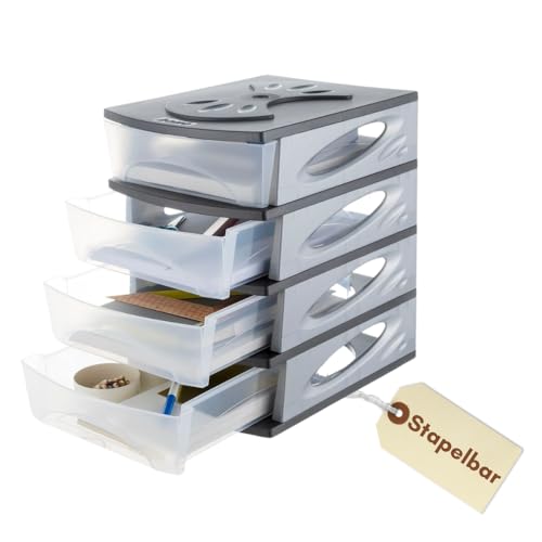 GarPet Schubladenbox A4 Ablagefächer Stapelbar Dokumentenablage Büro Organizer Ablagebox A4 Sortiersystem Briefablage Organizer Schreibtisch GarPet Schubladenbox A4 Ablagefächer Stapelbar Dokumentenablage Büro Organizer Ablagebox A4 Sortiersystem Briefablage Organizer Schreibtisch von GarPet