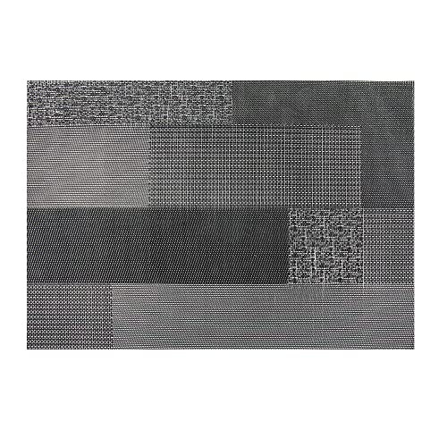 144 Stück - Mosaik-Tischdecken, 45,5 x 30,5 cm, Schwarz, PVC von García de Pou