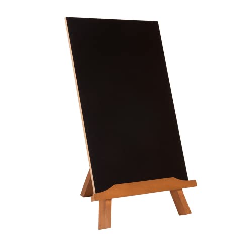 Doppelseitige Tafel + Halterungstisch 35,5 x 21,8 x 18 cm, Schwarz Holz Doppelseitige Tafel + Halterungstisch 35,5 x 21,8 x 18 cm, Schwarz Holz von García de Pou