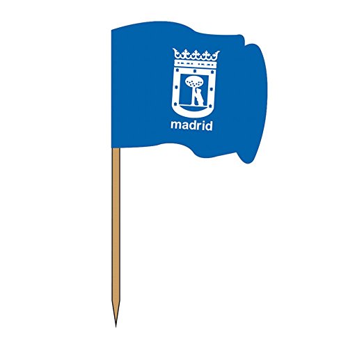 Garcia de Pou 144 Einheit Flagge Picks Madrid in Box, Holz, sortiert, 4 x 2,5 x 6,5 cm Garcia de Pou 144 Einheit Flagge Picks Madrid in Box, Holz, sortiert, 4 x 2,5 x 6,5 cm von García de Pou