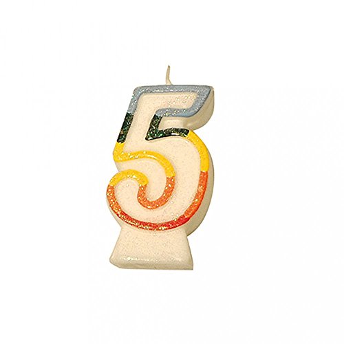 Geburstagskerzen N.5 Kandiert 9 Cm Weiss Wachs - 24 Un. Geburstagskerzen N.5 Kandiert 9 Cm Weiss Wachs - 24 Un. von García de Pou