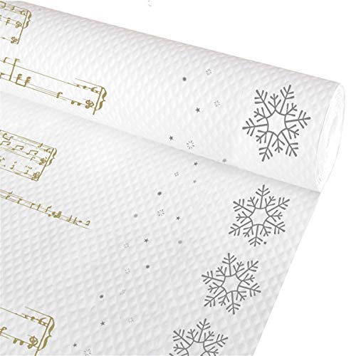 POU 804.13 New Snow Rolle Zellulose Tischdecke 48 G/M2 1.20 x 50 m, weiß von García de Pou