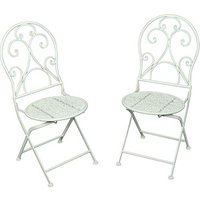 Garden Pleasure Gartenstühle LASCAR weiß, 2 St. von Garden Pleasure