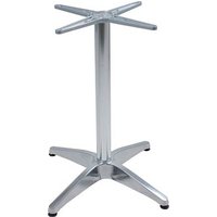 Garden Pleasure BRENTA Tischgestell für Bistrotisch silber 66,0 x 66,0 x 70,0 cm von Garden Pleasure