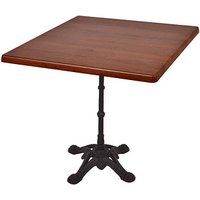 Garden Pleasure CIVETTA Bistrotisch dunkelbraun 80,0 x 80,0 x 74,0 cm von Garden Pleasure