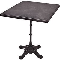 Garden Pleasure CIVETTA Bistrotisch dunkelgrau 70,0 x 70,0 x 74,0 cm von Garden Pleasure