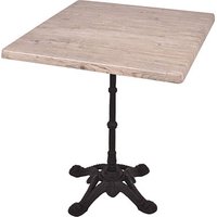 Garden Pleasure CIVETTA Bistrotisch hellbraun 70,0 x 70,0 x 74,0 cm von Garden Pleasure