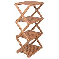 Garden Pleasure Blumenregal TULSA Holz akazie rechteckig 30,0 x 87,0 cm von Garden Pleasure