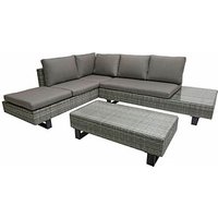 Garden Pleasure Loungegruppe Cadiz, grau Kunststoff, Metall, 11-teilig von Garden Pleasure