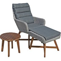 Garden Pleasure Loungesessel CALVIA grau, braun Kunststoff, Metall, 6-teilig Garden Pleasure Loungesessel CALVIA grau, braun Kunststoff, Metall, 6-teilig von Garden Pleasure