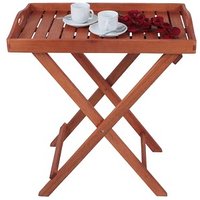 Garden Pleasure DALLAS Beistelltisch Eukalyptus eukalyptus 44,0 x 44,0 x 74,0 cm von Garden Pleasure