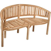 Garden Pleasure Gartenbank AMBON 940258 braun Holz 151,0 cm von Garden Pleasure
