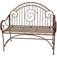 Garden Pleasure Gartenbank CAMEROON 950462 rostoptik Metall 112,0 cm von Garden Pleasure