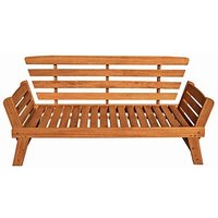 Garden Pleasure Gartenbank FORTUNA 985137 braun Holz 192,0 cm von Garden Pleasure