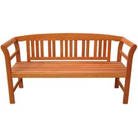 Garden Pleasure Gartenbank HARLAND 985204 natur Holz 157,0 cm von Garden Pleasure