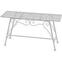 Garden Pleasure Gartenbank LORIN 950383 weiß Metall 83,0 cm von Garden Pleasure