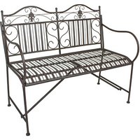 Garden Pleasure Gartenbank MANGAN 950507 schwarzbraun Metall 106,0 cm Garden Pleasure Gartenbank MANGAN 950507 schwarzbraun Metall 106,0 cm von Garden Pleasure