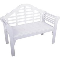Garden Pleasure Gartenbank PATTAYA 985181 weiß Holz 124,0 cm Garden Pleasure Gartenbank PATTAYA 985181 weiß Holz 124,0 cm von Garden Pleasure