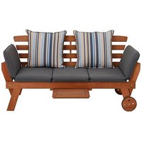 Garden Pleasure Gartenbank RINCON 985283 natur Holz 190,0 cm von Garden Pleasure