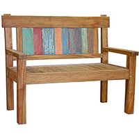 Garden Pleasure Gartenbank TIMOR 940231 natur Holz 120,0 cm von Garden Pleasure
