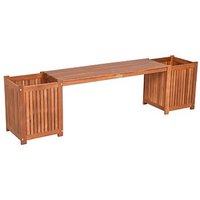Garden Pleasure Gartenbank VANDA 985191 natur Holz 150,0 cm von Garden Pleasure