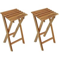 Garden Pleasure Gartenhocker YAKIMA braun, 2 St. von Garden Pleasure