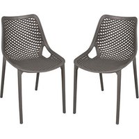 Garden Pleasure Gartenstühle TEANA anthrazit, 2 St. von Garden Pleasure