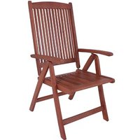 Garden Pleasure Gartenstuhl mit Armlehnen STOCKHOLM braun, 1 St. von Garden Pleasure