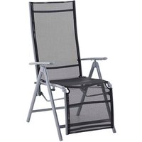 Garden Pleasure Gartenstuhl mit Armlehnen ARIOLA schwarz, Metall, 1 St. von Garden Pleasure