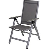 Garden Pleasure Gartenstuhl mit Armlehnen GRACE grau, Metall, 1 St. von Garden Pleasure