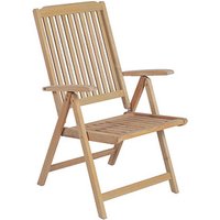 Garden Pleasure Gartenstuhl mit Armlehnen SOLO braun, 1 St. von Garden Pleasure